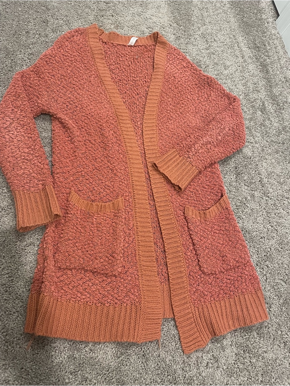 Chunky Open-Front Cardigan